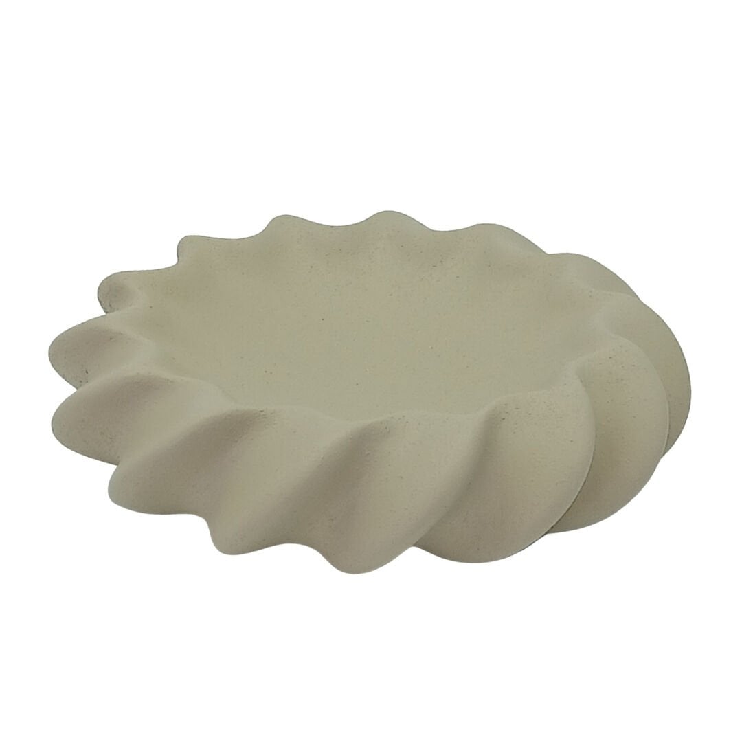 Burgulu Tabak 7x25cm Beyaz