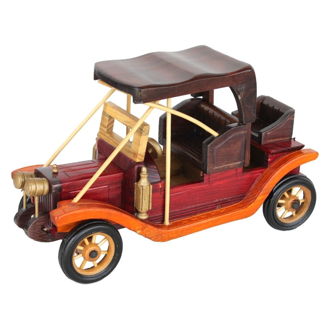 Ahşap Klasik Araba 18x31cm