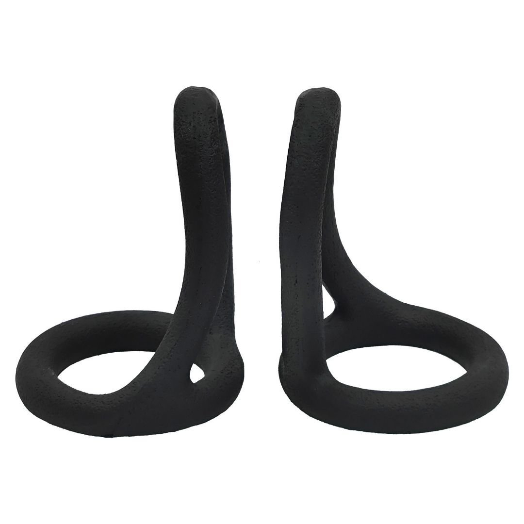 2li Set Kitap Tutucu 16x25cm Siyah