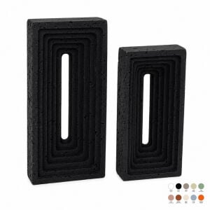 2li Set Dekoratif Soyut Obje 14x29cm