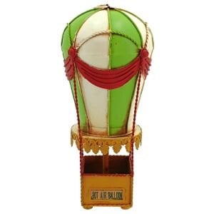 Retro Metal Hava Balonu 10x23cm