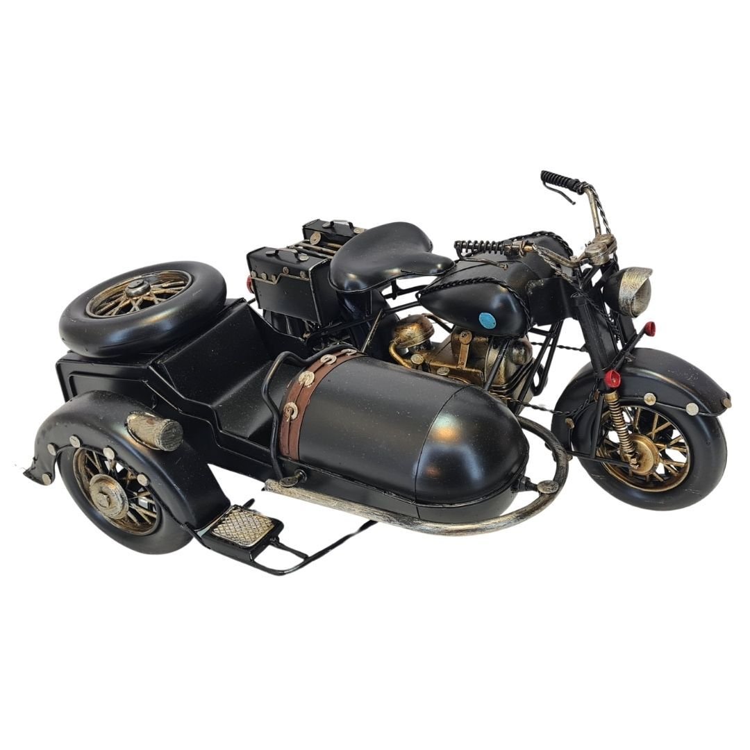 Antika Sepetli Motor Siyah