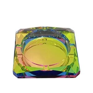 Renkli Cam Küllük 12x12cm