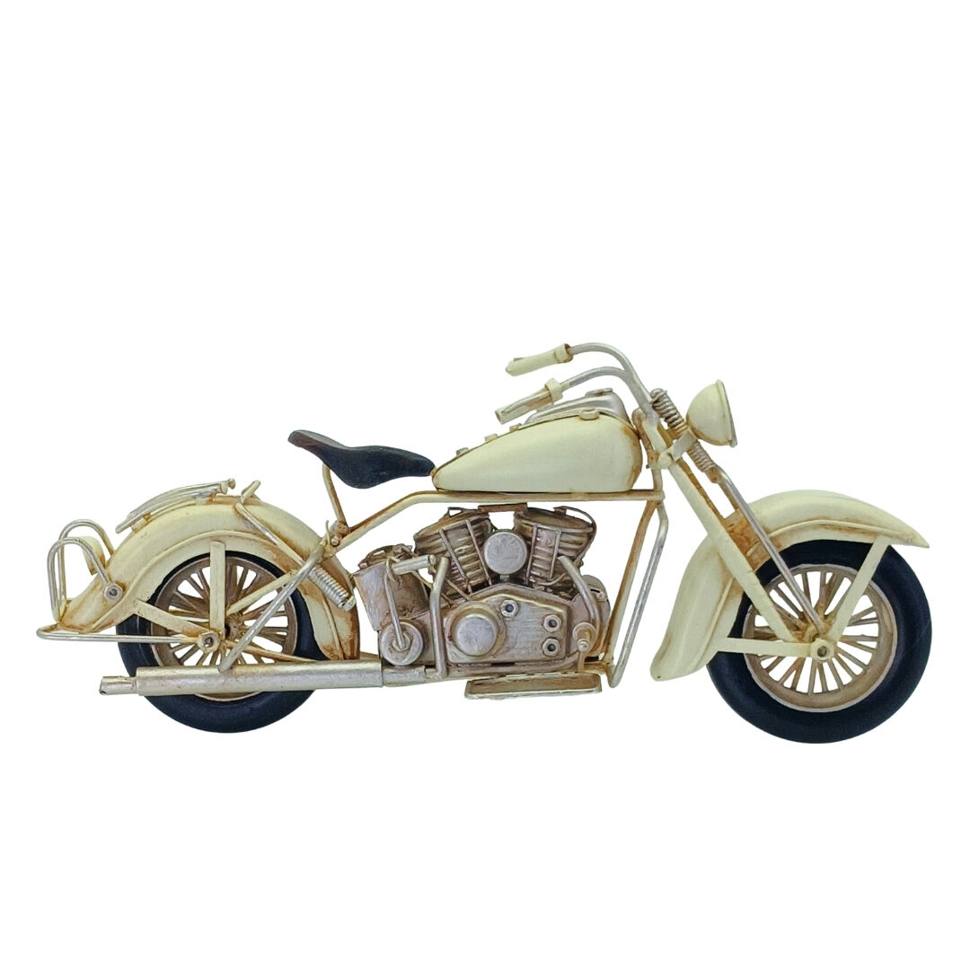 Retro Metal Motosiklet 12x29cm