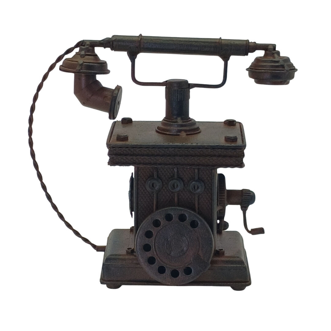 Antika Telefon Obje 17x22cm
