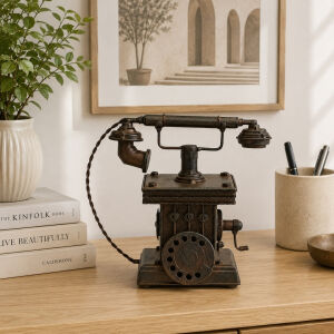 Antika Telefon Obje 17x22cm