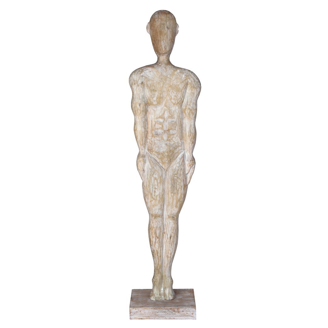 Ahşap Oyma Tribal Erkek 20x84cm