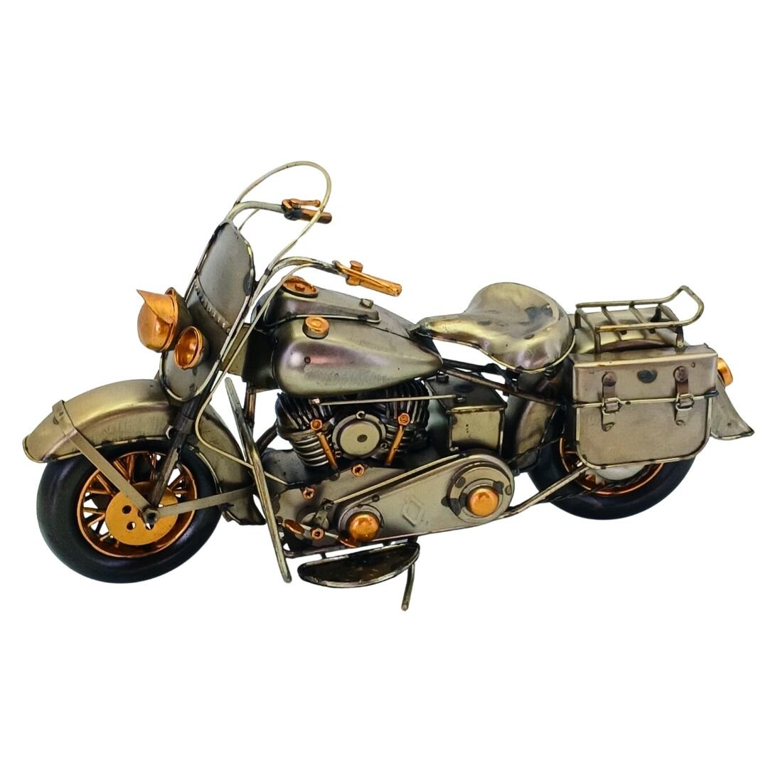 Metal Motosiklet 18x34cm