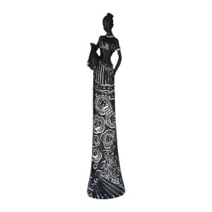 Afrikalı Siyah Kadın Biblo 11x50cm