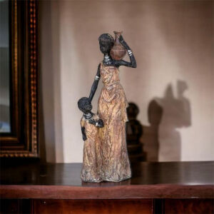 Afrikalı Kadın Biblo 13x34cm
