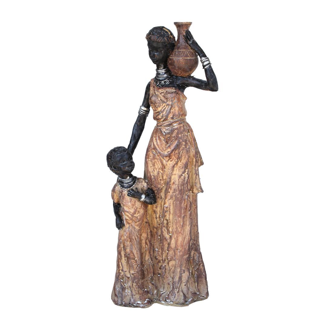 Afrikalı Kadın Biblo 13x34cm