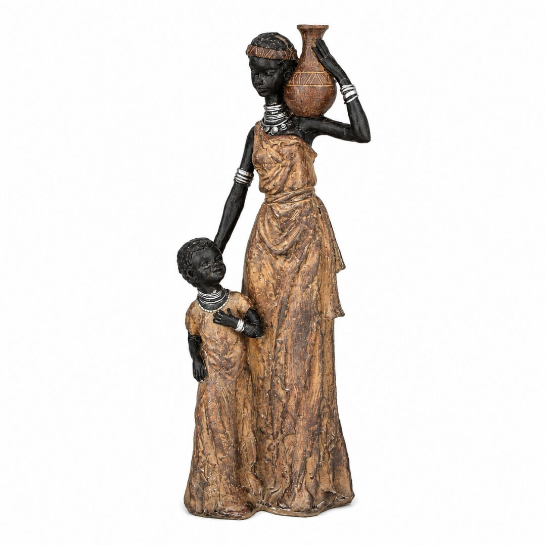 Afrikalı Kadın Biblo 13x34cm