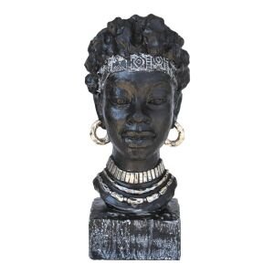 Afrikalı Bayan Büst 13x29cm