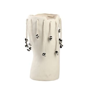 İpli Bohem Vazo 18x36cm