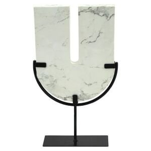 Soyut Obje Beyaz 18x30cm