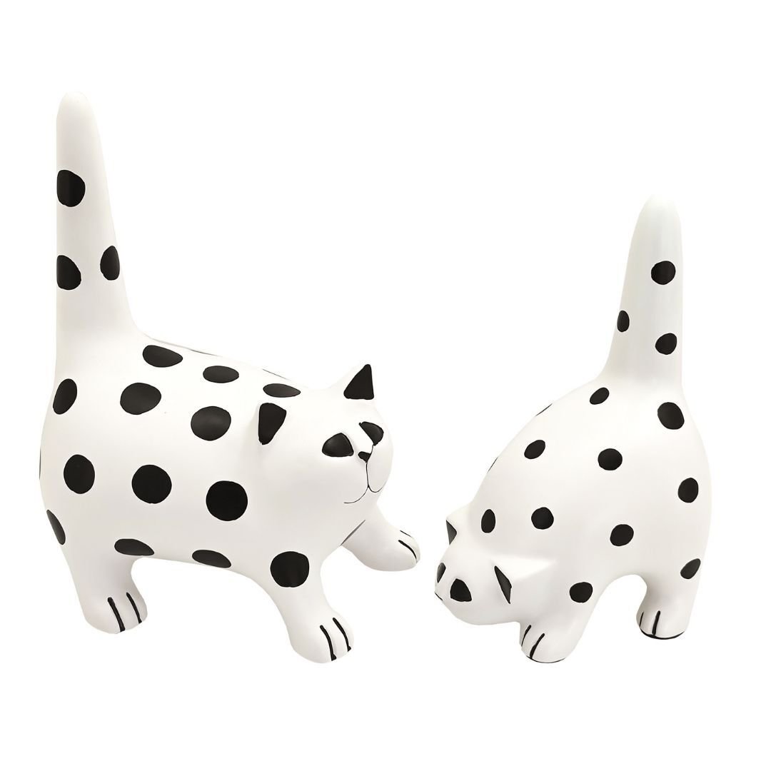 2li Set Puanlı Kedi 20x29cm