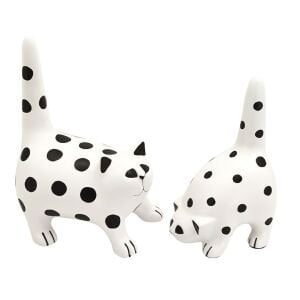 2li Set Puanlı Kedi 20x29cm