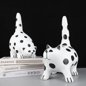 2li Set Puanlı Kedi 20x29cm