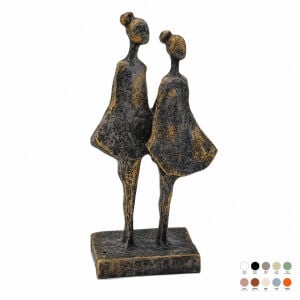 İki Kız Dekoratif Obje 12x30cm
