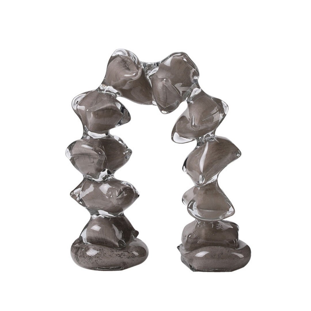 Cam Soyut Obje 19x22cm