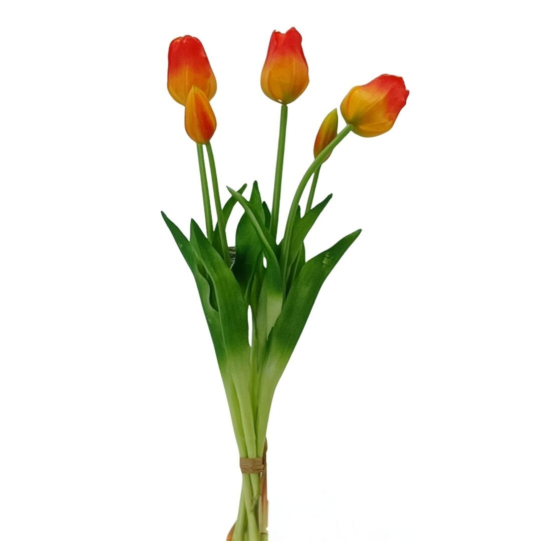 Islak Dokulu Lale Turuncu 47cm