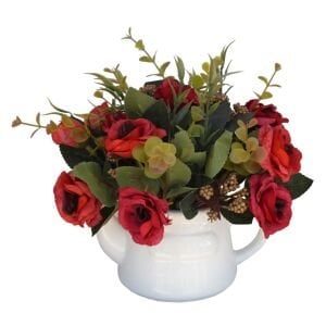 Seramik Saksıda Çiçek 20x19cm