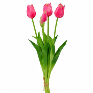 Islak Dokulu Lale Fuşya 47cm