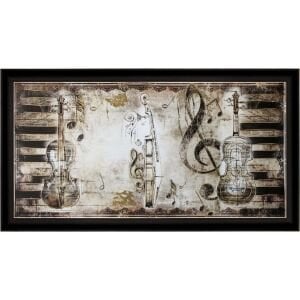 Müzikal Tuval Tablo 85x155cm