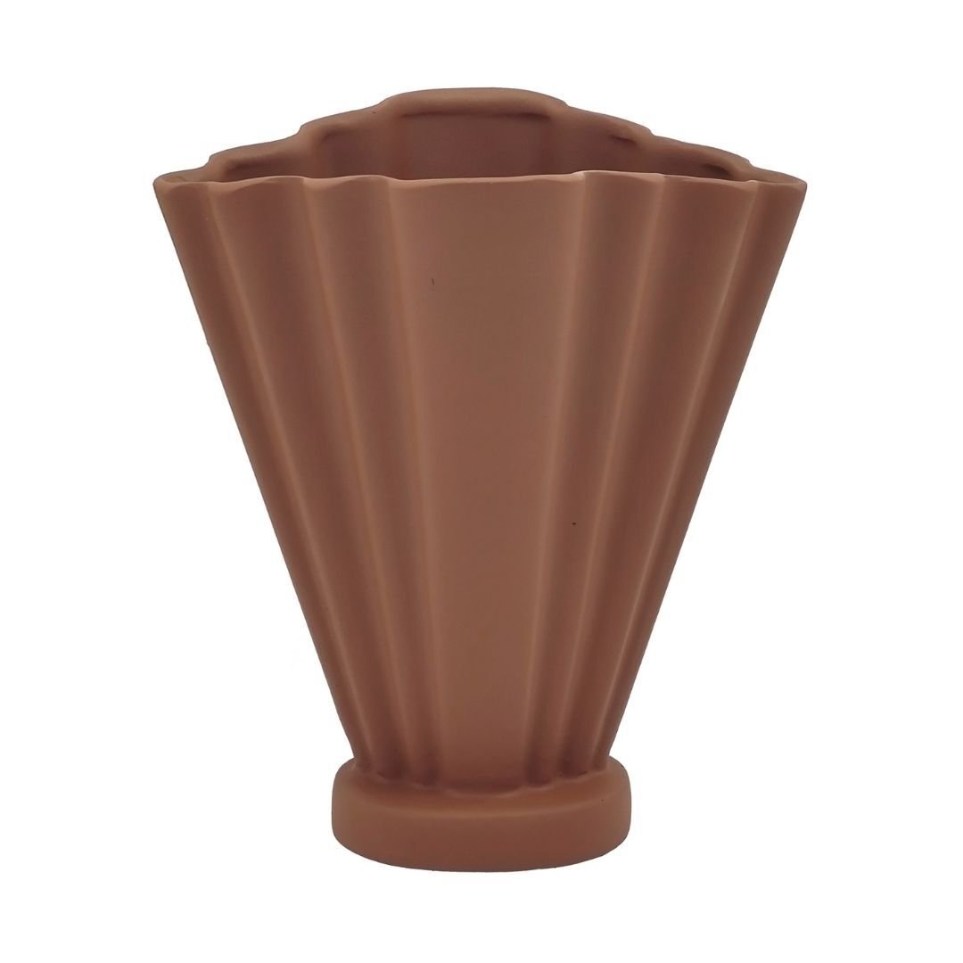 Fırfır Vazo 22x25cm Kiremit