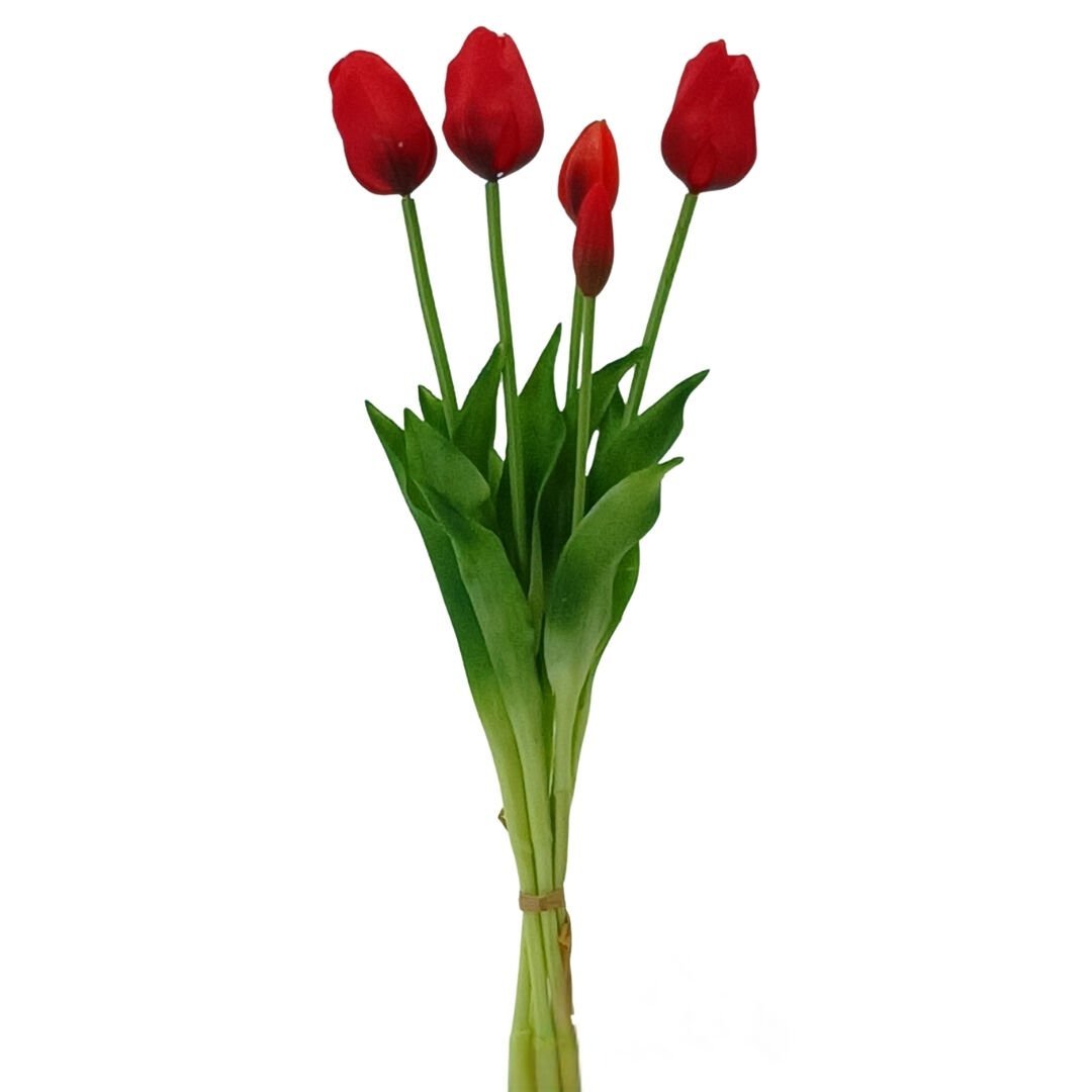 Islak Dokulu Lale Kırmızı 47cm