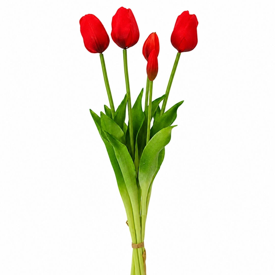 Islak Dokulu Lale Kırmızı 47cm