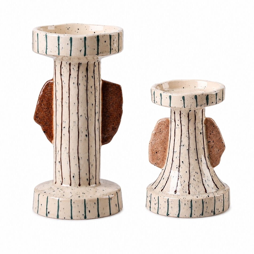 2li Set Seramik Obje 12x26cm