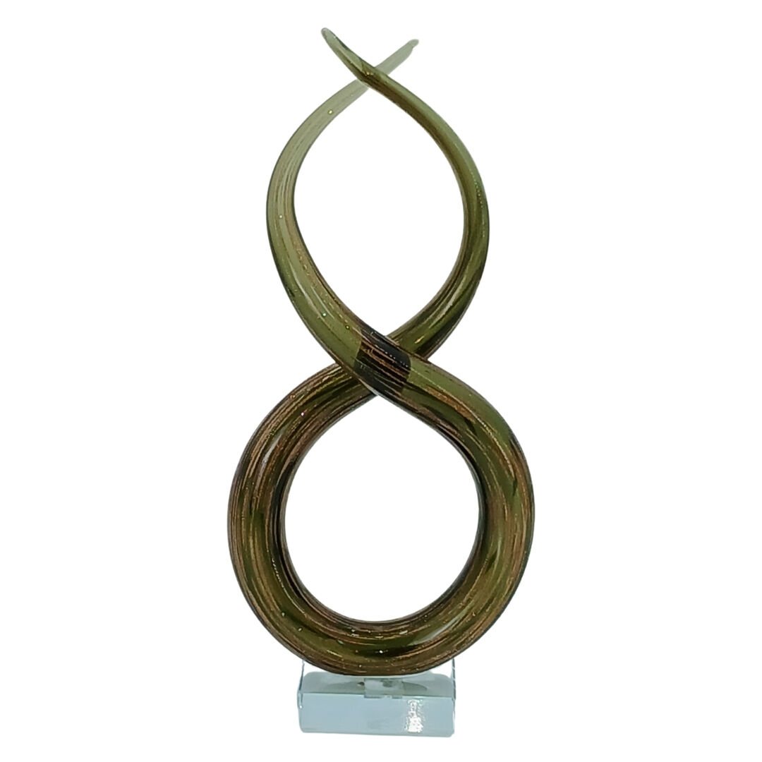 Soyut Cam Obje 16x35cm