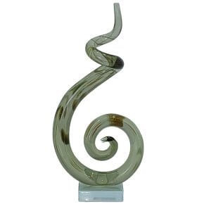 Soyut Cam Obje 17x35cm