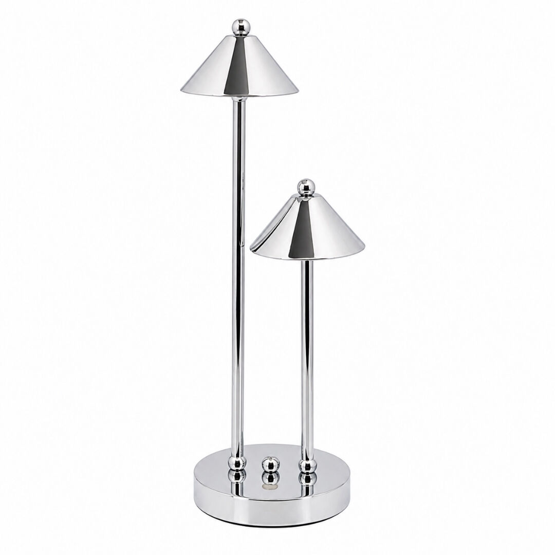 Ledli Usb Girişli Masa Lambası 15x47cmGümüş