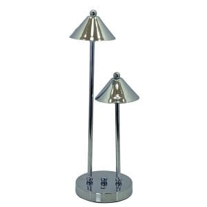 Ledli Usb Girişli Masa Lambası 15x47cmGümüş