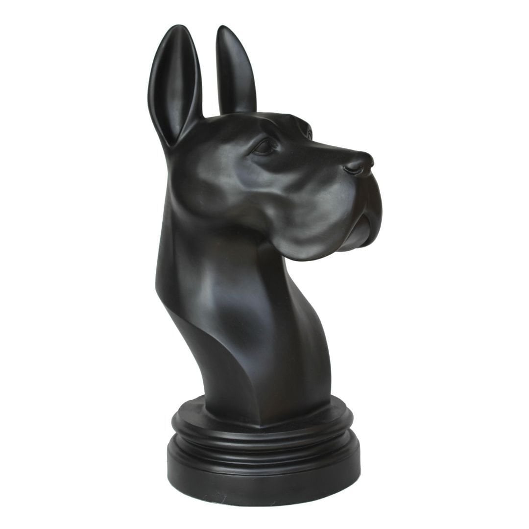 Danua Köpek Büst 35x65cm Siyah