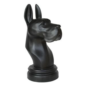 Danua Köpek Büst 35x65cm Siyah