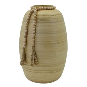 Bohem Ahşap Vazo 23x39cm