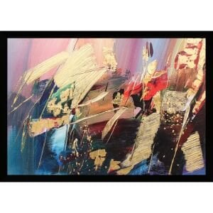 Abstre Soyut Tuval Tablo 75x105cm