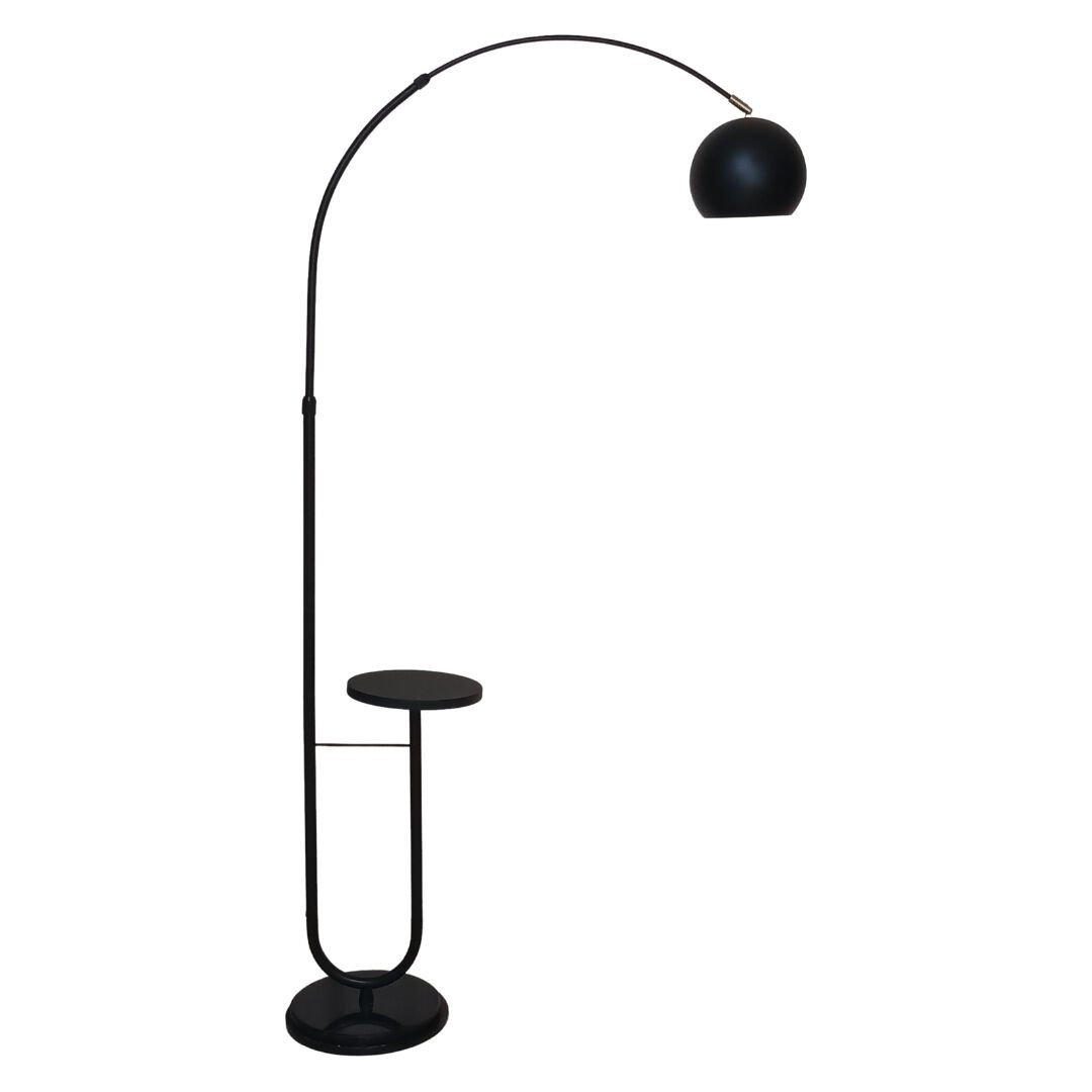 Sehpalı Golf Lambader Siyah 90x182cm