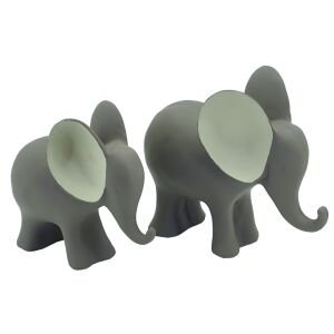 2li Set Tombul Fil 23x27cm Vizon