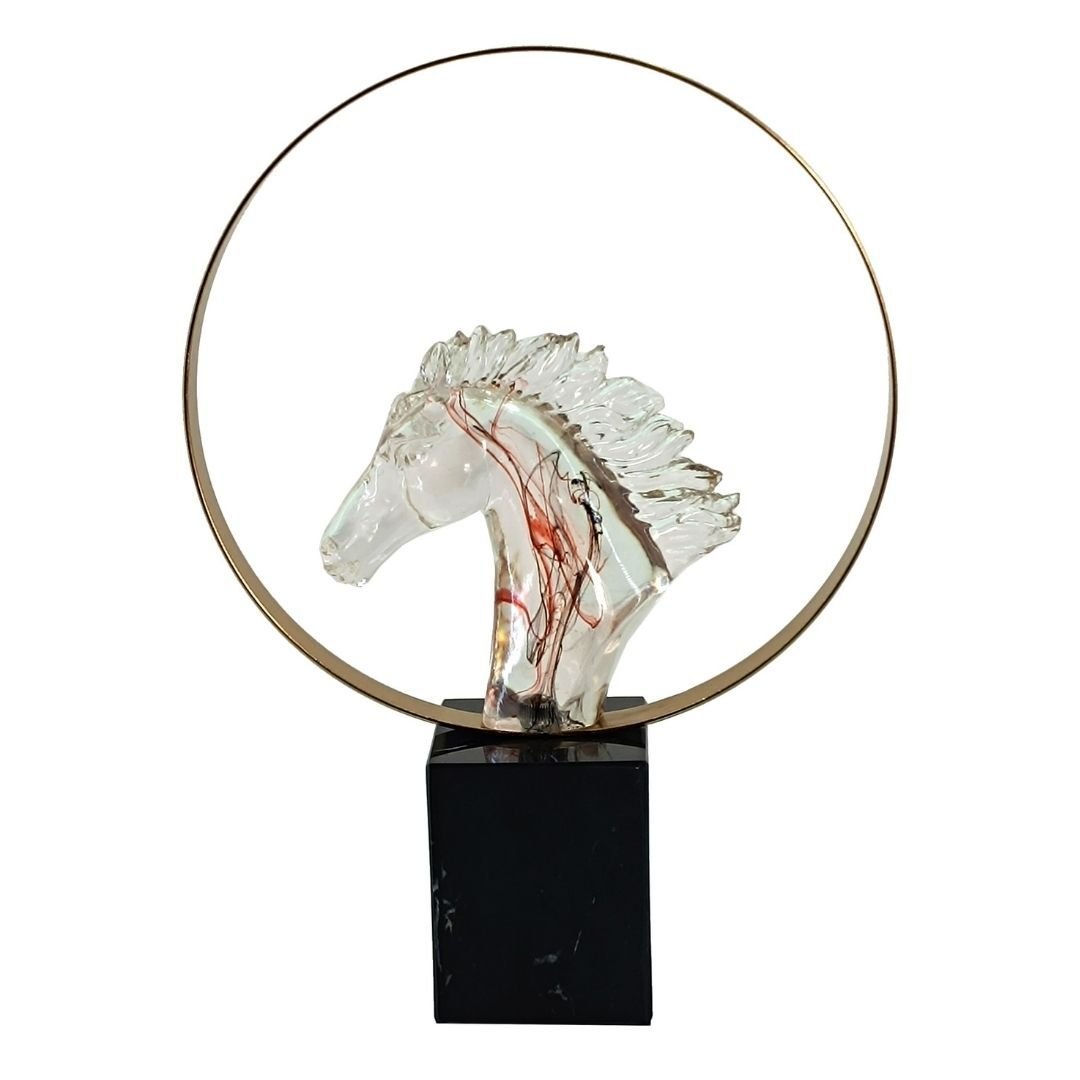 Çemberli At Obje 25x35cm