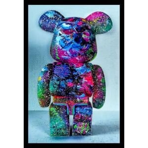 Epoksi Ayıcık Tablo 65x95cm