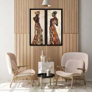 UV 2li Set Afrika Tablo 90x105cm