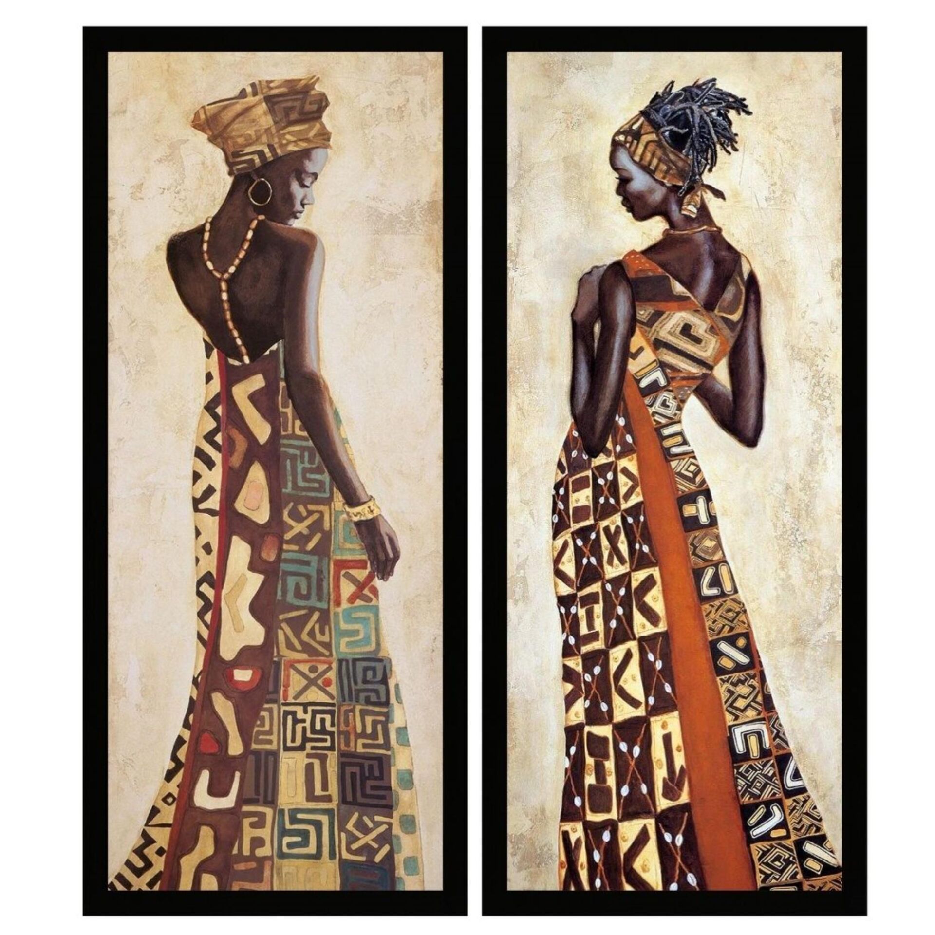 UV 2li Set Afrika Tablo 90x105cm