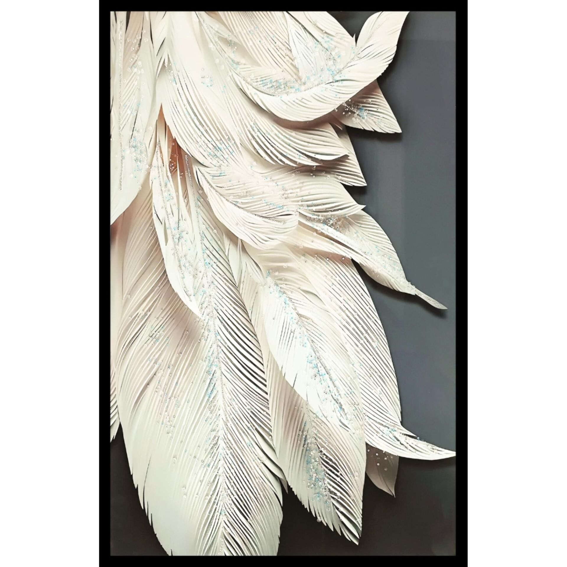 Epoksi Soyut Tablo 75x115cm