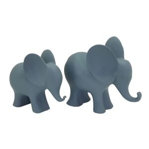 2li Set Tombul Fil 23x27cm Gri