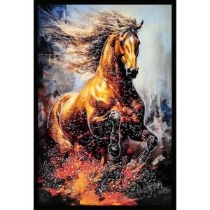 Epoksi At Tablo 85x125cm