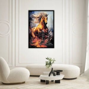 Epoksi At Tablo 85x125cm